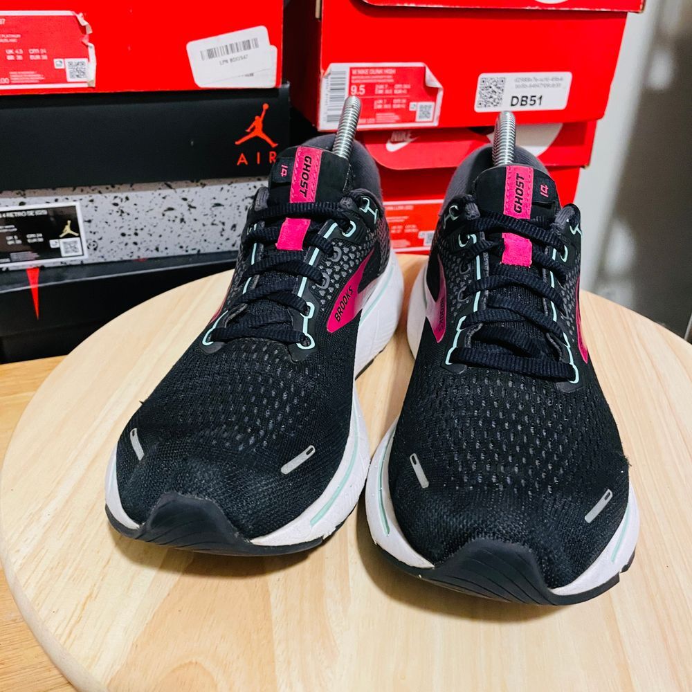 Brooks Ghost 14 Womens Size 9.5 Shoes Black Athletic Running Sneakers - Picture 3 of 11